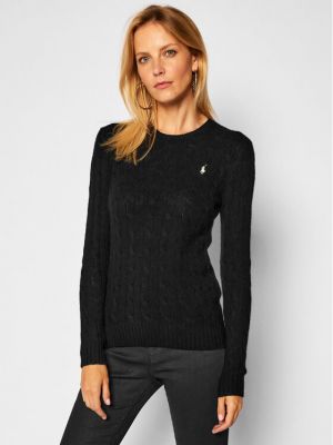 Vuneni džemper od kašmira Polo Ralph Lauren crna