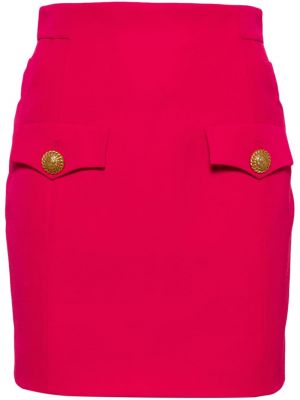 Μάλλινη φούστα mini Balmain