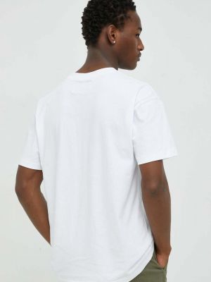 Bavlněné tričko Mercer Amsterdam bílé
