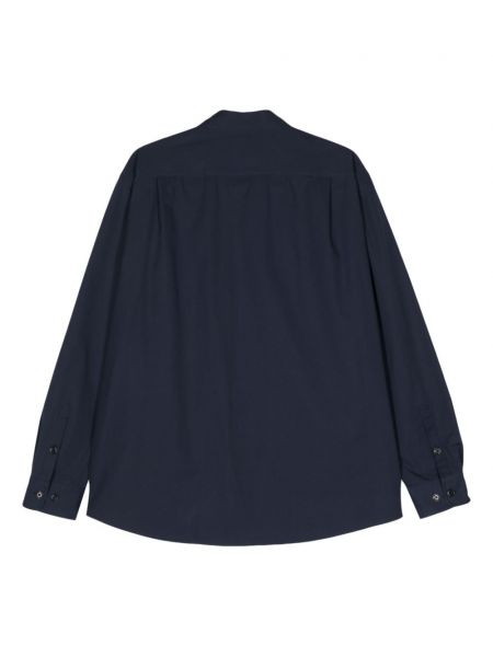 Chemise en coton avec applique Kenzo bleu