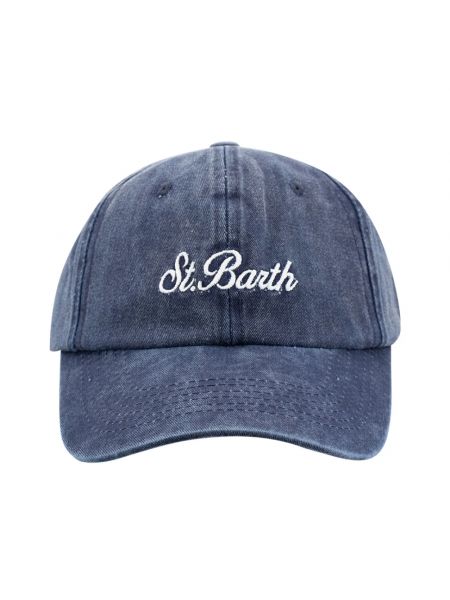 Niebieska czapka z daszkiem Mc2 Saint Barth