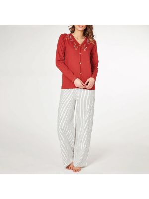 Pijama de algodón Dodo rojo
