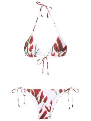 Bikini s cvetličnim vzorcem s potiskom Osklen