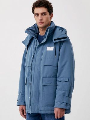 Утепленная демисезонная куртка Finn Flare голубая