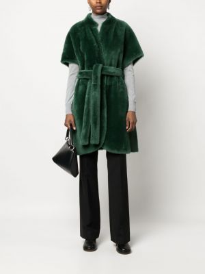 Oboustranný kabát Liska zelený