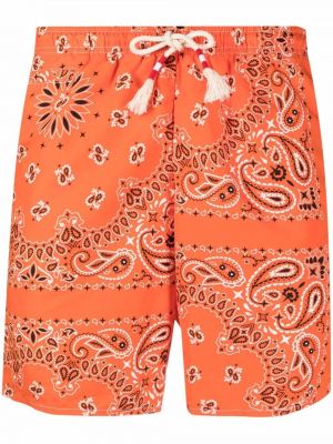 Shorts à imprimé Mc2 Saint Barth orange