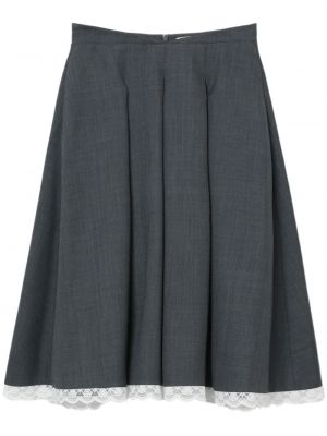 Plisirana suknja s čipkom Shushu/tong