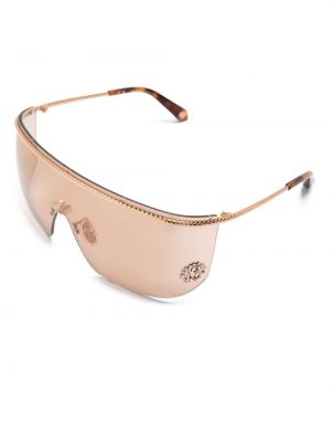 Okulary przeciwsłoneczne oversize Roberto Cavalli złote