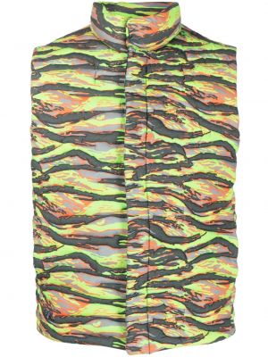 Gilet con stampa camouflage Erl