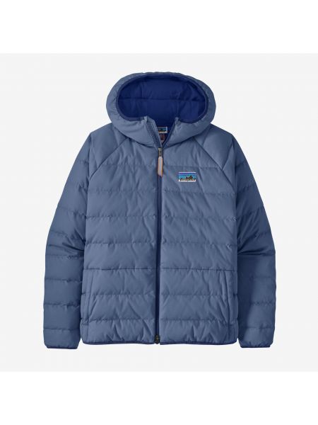 Хлопковый стеганая куртка Patagonia синий