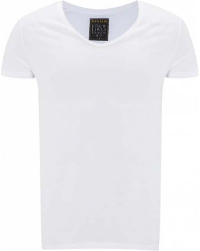T-shirt Review, biały