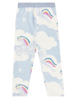 Trykt bomull leggings for jenter Stella Mccartney Kids