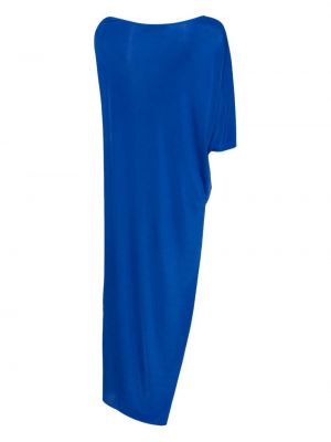 Sukienka asymetryczna Faliero Sarti niebieska