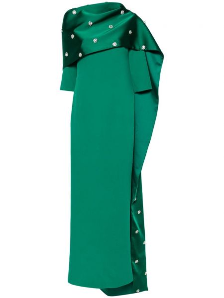 Μάξι φόρεμα ντραπέ Safiyaa πράσινο