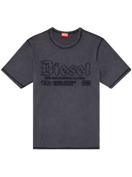 T-shirt mit stickerei Diesel