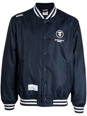 Giacca bomber con stampa A Bathing Ape® blu