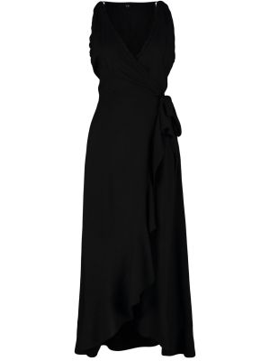 Плетена миди рокля Trendyol черно