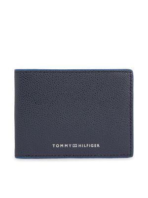 Bőr pénztárca Tommy Hilfiger kék