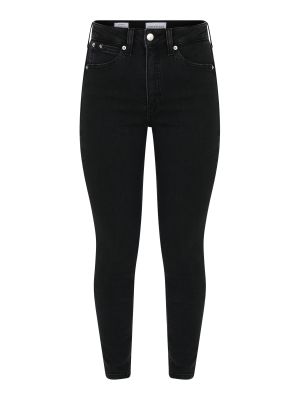 Skinny fit kavbojke Calvin Klein Jeans črna