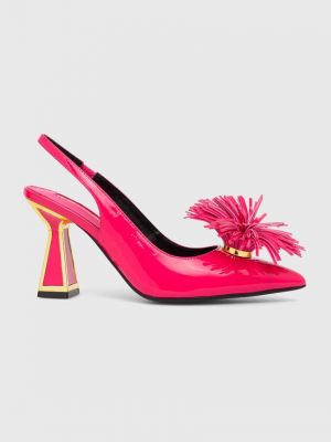 Ниски обувки с ток с отворена пета Kat Maconie розово