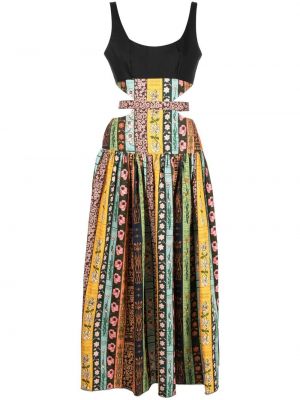 Φλοράλ βαμβακερή μίντι φόρεμα με σχέδιο Agua By Agua Bendita