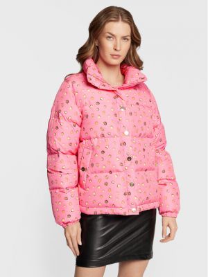 Pernata jakna Chiara Ferragni ružičasta