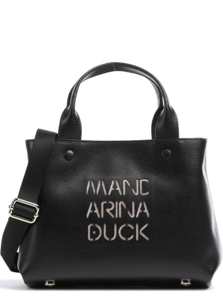 Кожаная сумка Mandarina Duck черная