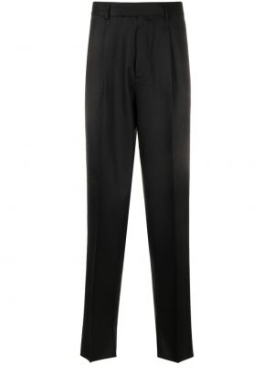 Pantalon chino en laine plissé Zegna noir