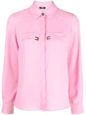 Риза с копчета Elisabetta Franchi розово