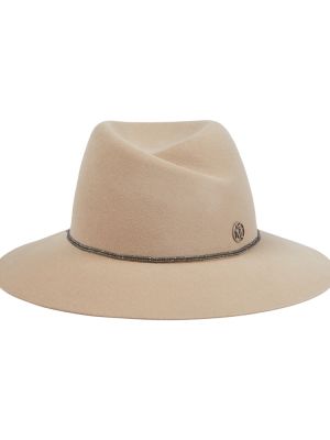 Фетровые шляпа Maison Michel, бежевый