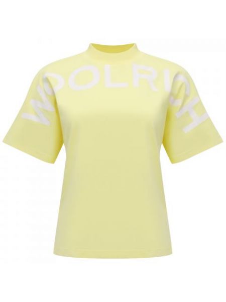 Желтая футболка Woolrich