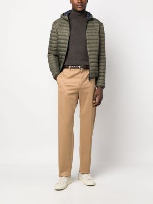 Vilnonis siuvinėtas medvilninis džemperis Polo Ralph Lauren ruda