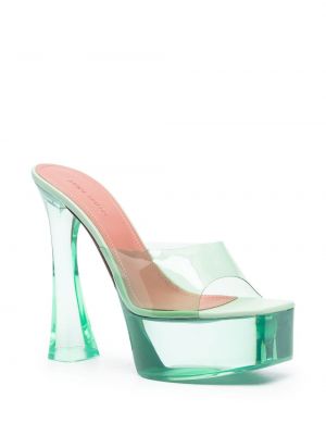 Platvorm sandaalid Amina Muaddi roheline