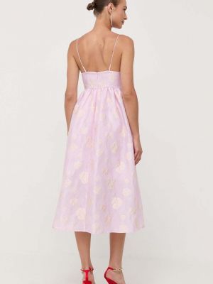 Midi šaty Custommade růžové
