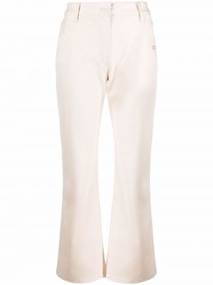 Zvonové džíny Off-white bílé