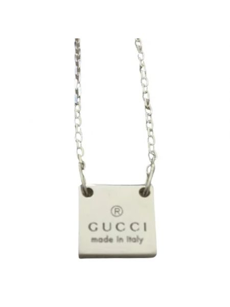 Naszyjnik retro Gucci Vintage srebrny