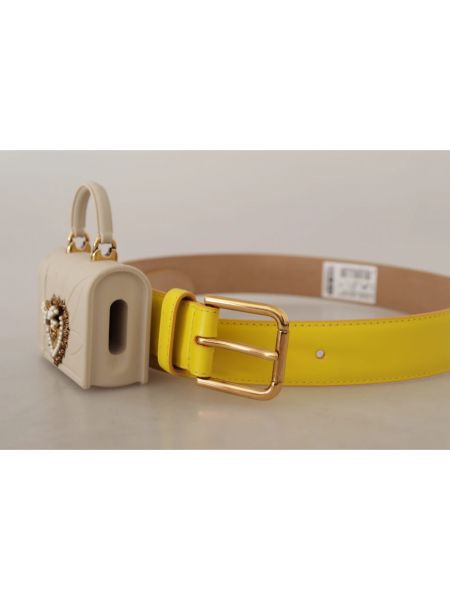 Cinturón Dolce & Gabbana amarillo