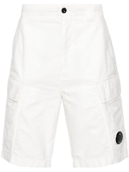 Bavlněné šortky cargo C.p. Company bílé
