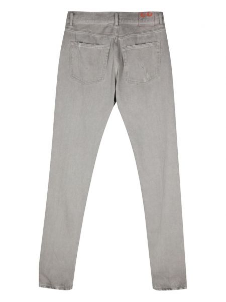 Zúžené džíny s dírami Dondup šedý