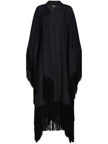 Frynser kaftan Taller Marmo sort