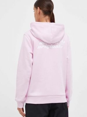 Mikina s kapucí Adidas Originals růžová