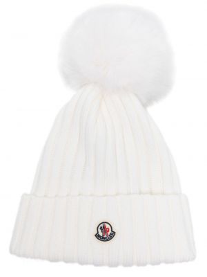 Шапка Moncler бяло