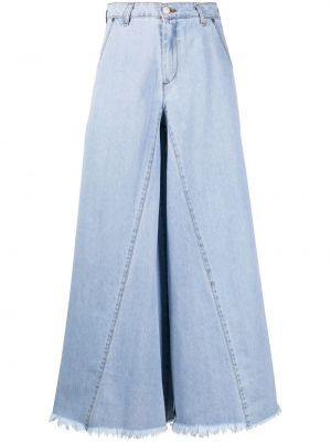 Jeans aus baumwoll ausgestellt Federica Tosi blau