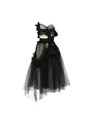 Sukienka koktajlowa Maison Margiela czarna