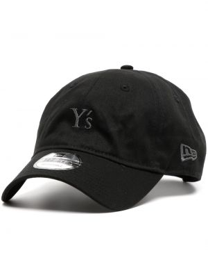 Haftowana czapka z daszkiem Ys czarna
