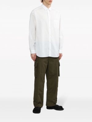 Medvilninė siuvinėta marškiniai Comme Des Garçons Homme balta