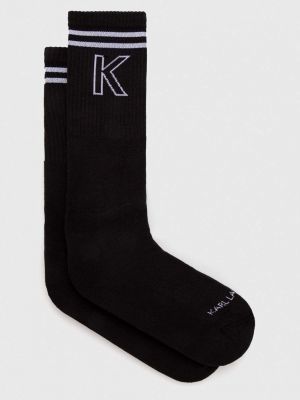 Čarape Karl Lagerfeld crna