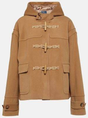 Кашемировый шерстяной пиджак Polo Ralph Lauren бежевый