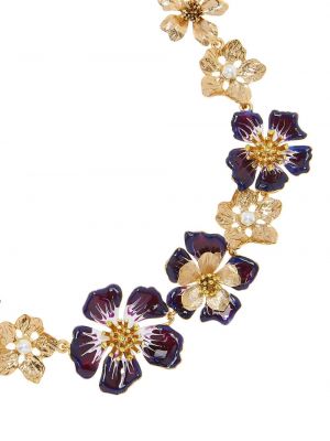Květinový náhrdelník Oscar De La Renta