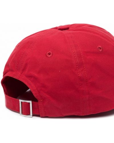 Gorra con bordado Jacquemus rojo